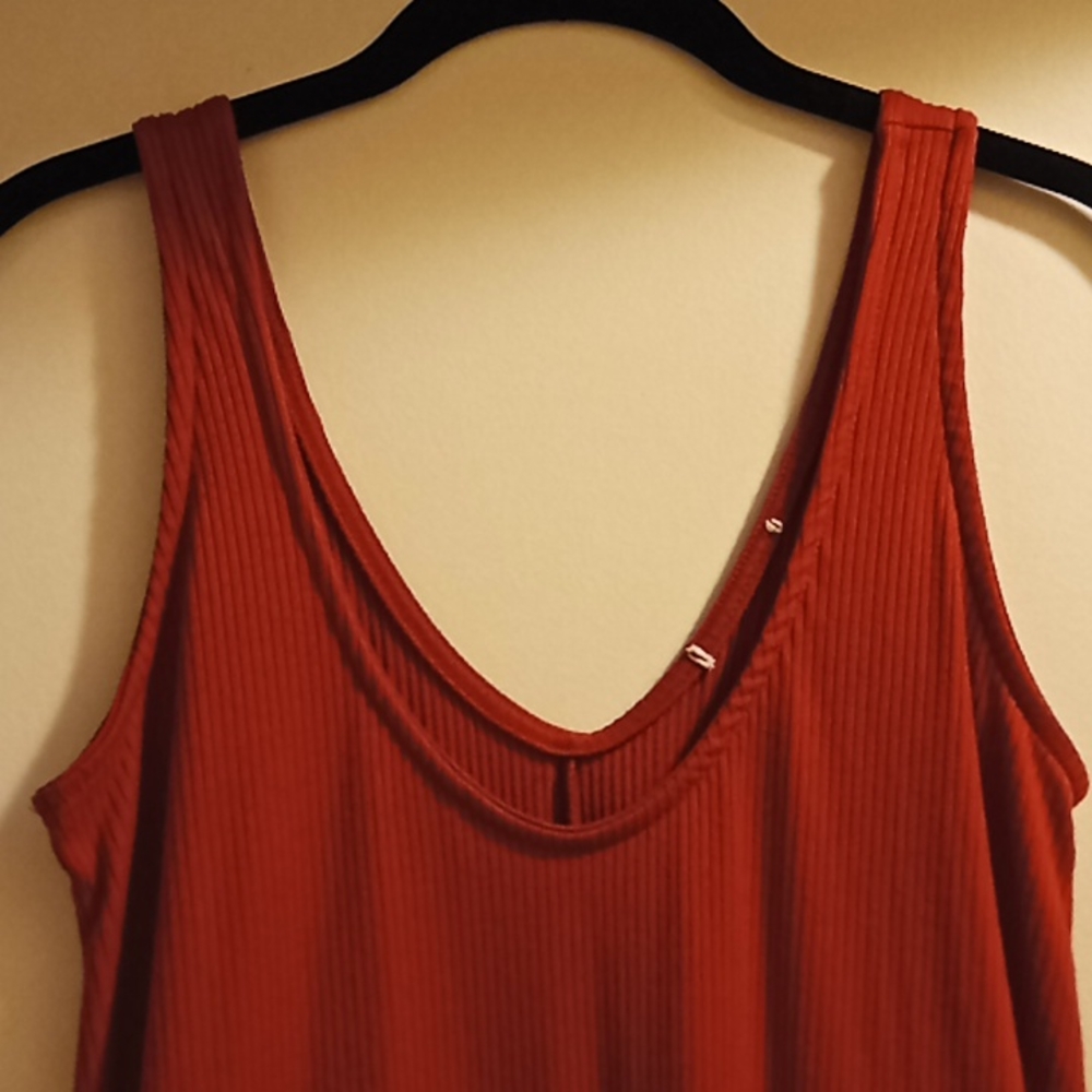 Bathing Suit Cover Up. Orange. Medium. - Picture 2 of 7
